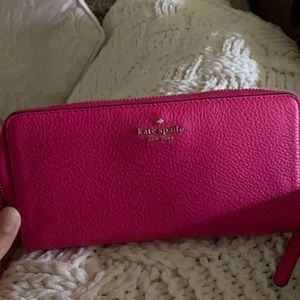 Kate spade wallet ! HOT pink